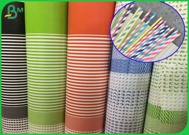 Rolo de papel amigável das palhas bebendo de Eco 15mm para o acondicionamento de alimentos industrial