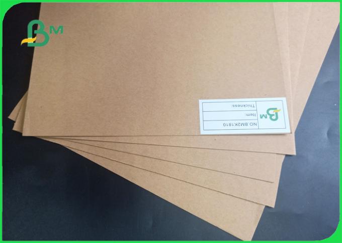 Papel de placa marrom natural aprovado padrão do forro do ofício do tamanho 70*100cm FSC para sacos