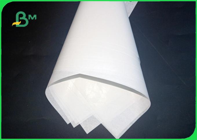 Resistência de alta temperatura 45 do produto comestível & papel de embalagem branco de 50gram MG no rolo