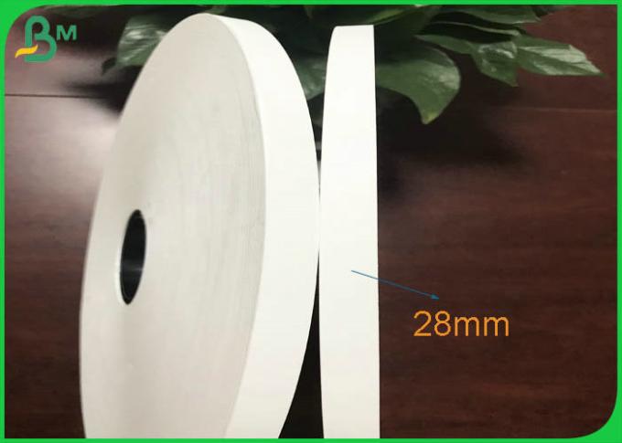 rolo branco seguro do papel de cigarro do produto comestível de 26gsm 28gsm com 28mm 32mm 35mm