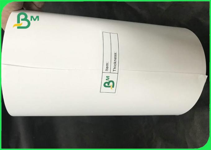 Calor - rolo térmico da etiqueta do papel de etiquetas do PVC da placa sensível de 50gsm 75gsm