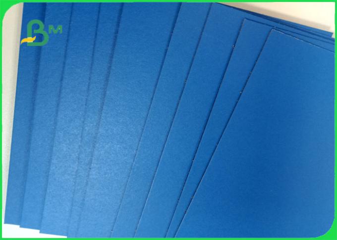 Faça sob medida o cartão lustroso envernizado Desgaste-resistente azul do finsh de 720*1020mm na folha