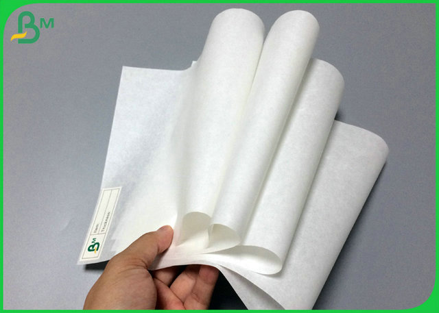 Rolo branco do papel de embalagem do magnésio Da cor do produto comestível 30Gr 40Gr para o empacotamento de Macaron