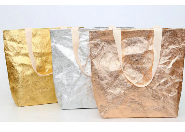 150cm * 110 jardas de papel de prova dourado da água de 0.55mm para bolsas ou sacos do armazenamento