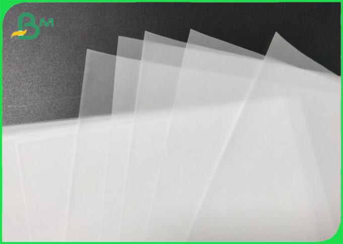 Translucence imprimível 50gsm do rolo do papel de traçado do CAD da tolerância da água - 80gsm