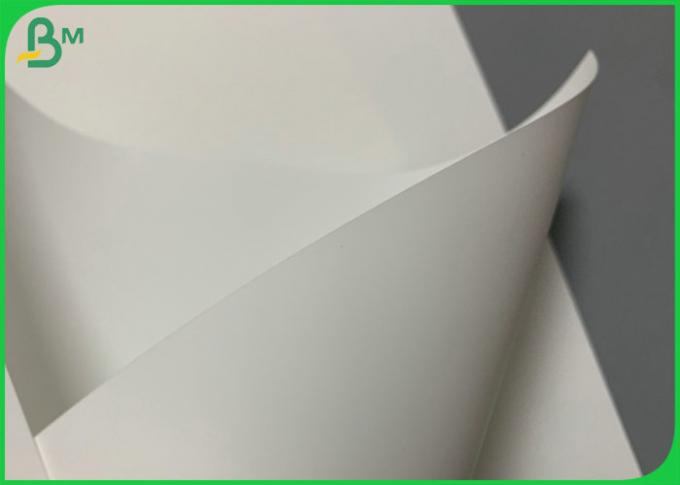 80um 100um imprimiu o rolo de papel sintético impermeável para a etiqueta 700 x 1000mm do QR Code