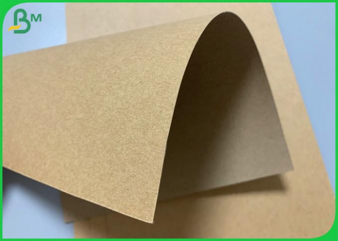 Bom papel médio do forro da rigidez 125gsm 150gsm Brown Kraft para caixa ondulada