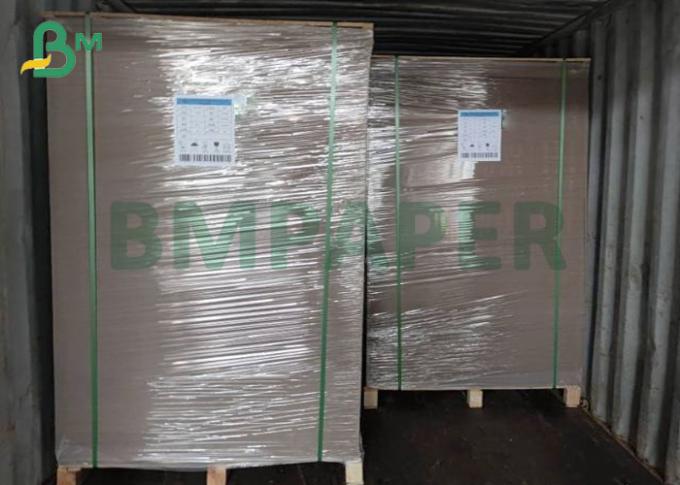 Caixa resistente forte reciclada da polpa 850gsm 1250gsm Straw Grey Paper Board Sheets For