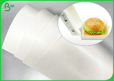 O produto comestível à prova de graxa o PE 160gsm + 18g revestiu o papel para o alimento de embalagem