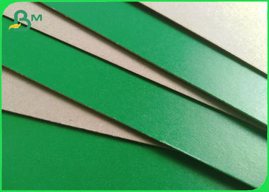 folha impermeável envernizada verde do cartão do revestimento de 1.4mm para o suporte de documento A4