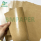 Caixa de embalagem de alimentos à prova de gordura Roll de papel revestido com Kraft PE castanho