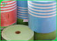 O costume imprimiu o rolo do papel do produto comestível de 60gsm 120gsm para o rolo do papel de palha bebendo da impressão a cores