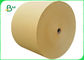Rolo enorme natural favorável ao meio ambiente de papel de embalagem de 100GSM Brown para fazer o saco