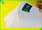Rolo 100% branco reusável do papel de embalagem da polpa do Virgin para fazer sacos de papel