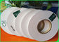 rolo branco biodegradável de 24gsm 28gsm FDA Straw Wrapping Paper 27mm