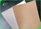 140 - a boa rigidez 170g um lado imprimiu o papel de embalagem branco/do marrom para embalar