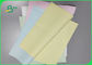 Folha de papel sem carbônio da cor sem revestimento de 48g 50g para o banco liso