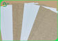 papel branco Rolls do ofício de 240GSM 250GSM 300GSM &amp; parte traseira de Brown das folhas para sacos