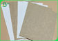 papel branco Rolls do ofício de 240GSM 250GSM 300GSM &amp; parte traseira de Brown das folhas para sacos