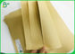O bambu baseou do papel Unbleached do ofício do papel 60g 100g de Eco da fibra o rolo enorme
