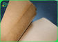 Papel de embalagem impermeável de Brown do revestimento do PE para a caixa do empacotamento de alimento
