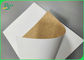 Da parte traseira branca de Kraft da parte superior do produto comestível 250gsm 300gsm empacotamento de alimento imprimível de papel