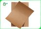 papel de embalagem de 135gsm 150gsm Brown para os bens cosméticos 760 x 880mm do pacote
