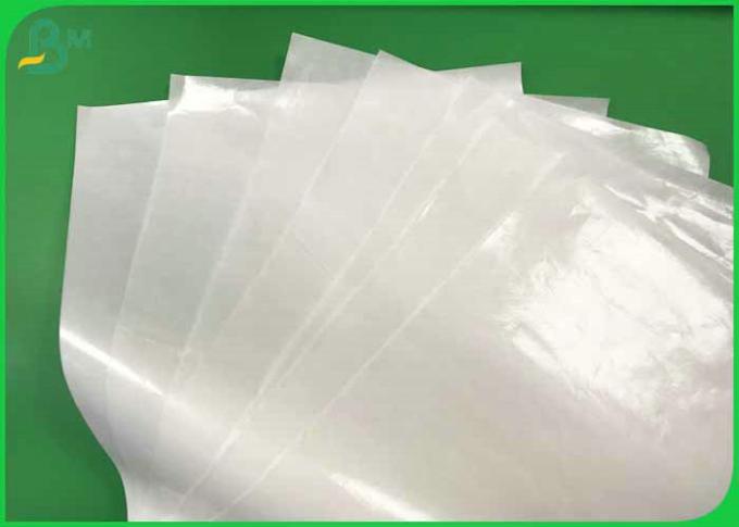 O PE lustroso super de 30gsm 40gsm +12g laminou o rolo de papel para o açúcar & o sal de embalagem