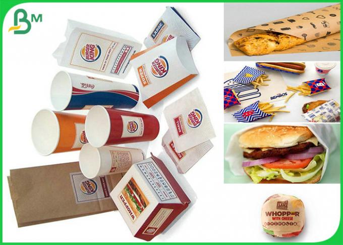 40gsm - papel revestido de FDA do produto comestível do PE seguro & Não-tóxico de 180gsm para o alimento de embalagem