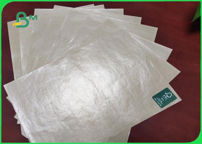 lustroso lateral do papel revestido do alimento 60g + 10g Unbleached/do papel de embalagem O impermeável