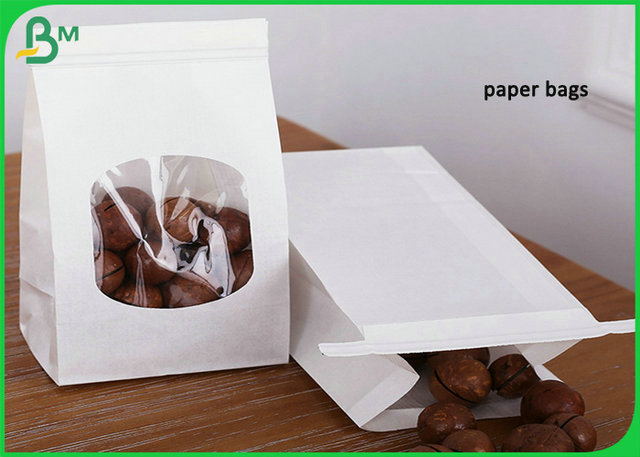 carretéis enormes puros Bio-compostable do papel de embalagem descorado de 90Gr para sacos de papel