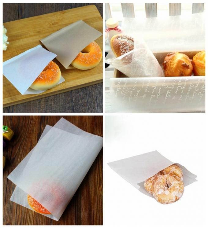 30gsm ao papel de embalagem Branco de produto comestível 300gsm para o empacotamento de alimento