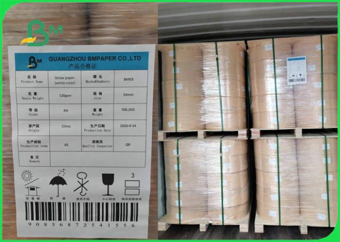 papel de embalagem de produto comestível de 60gsm 120gsm para os sucos 13.7MM biodegradável 14MM 15MM