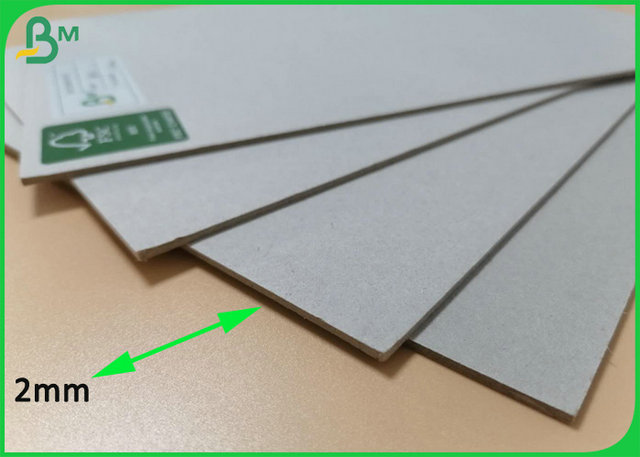 1mm 2mm reciclou o papel cinzento do cartão para as caixas do pacote do presente materiais