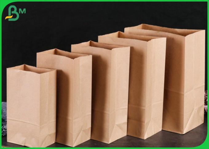 Rolo do papel de embalagem de produto comestível 70g do FSC 120g Brown para o carniceiro Wrapping