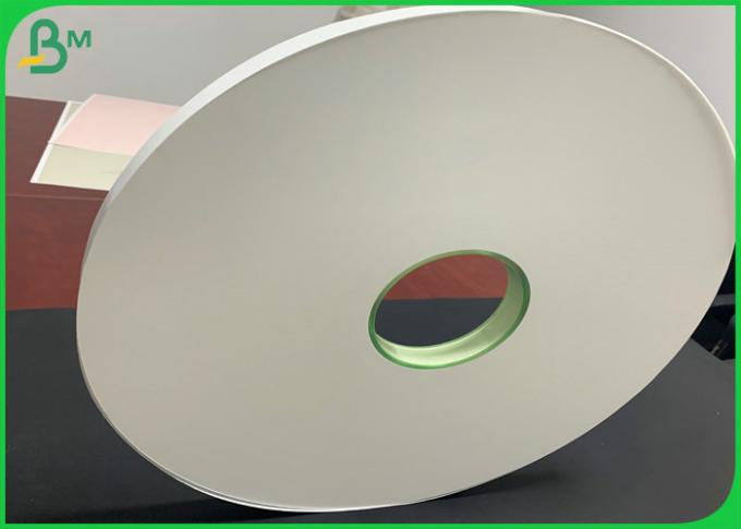 Papel de embalagem branco da lisura 53mm 28gsm para Straw Wrapping plástico