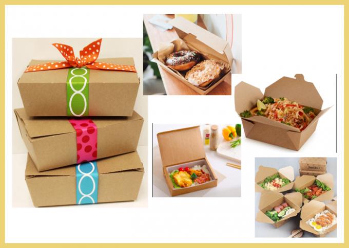 papel de embalagem de 175gsm Brown revestido com o PE para a caixa Eco do empacotamento de alimento amigável