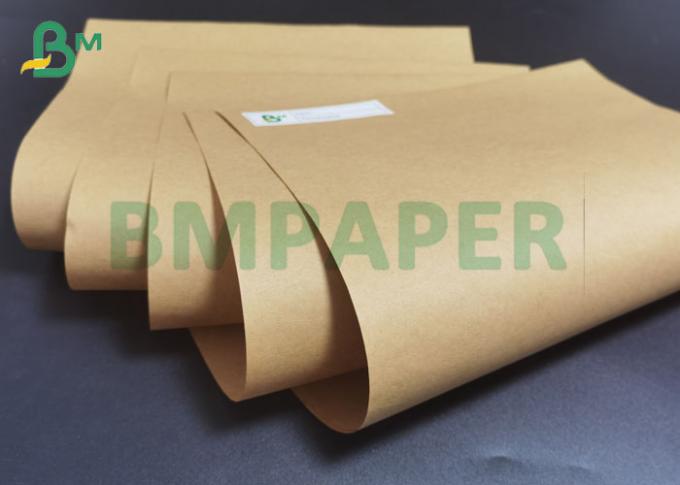 Largura enorme de papel de Rolls 112cm do ofício semi elástico durável do cimento de 70gsm Brown