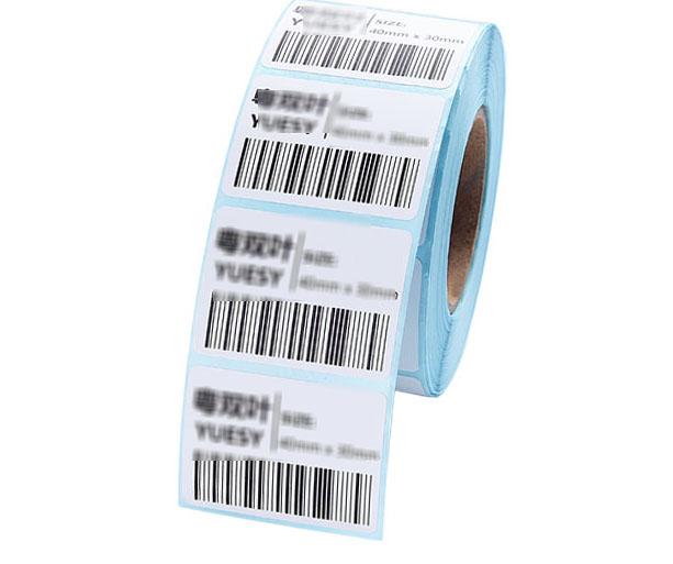 Papel esparadrapo da etiqueta da etiqueta térmica direta enorme de Rolls para etiquetas logísticas