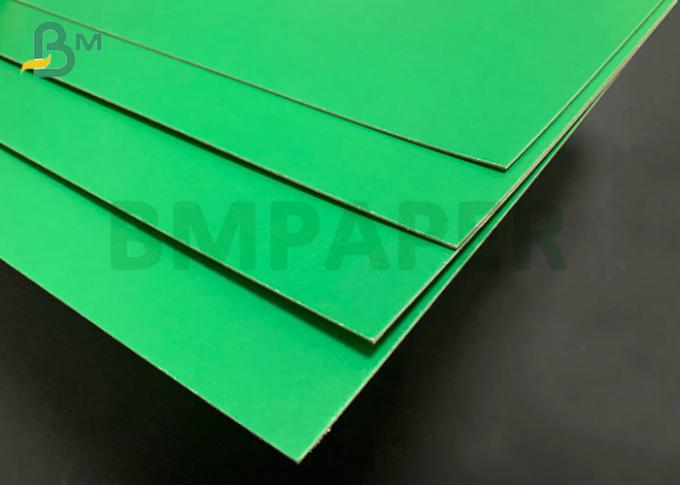 cartão revestido 2mm verde Grey Back Stiffness Paperboard de 700 x de 1000mm 1mm