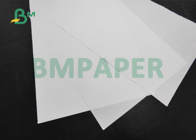 o rolo de papel bond branco de 50gsm 53gsm para a escola usa a impressão excelente de 33.5cm