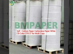 Papel auto-carbono Papel sem carbono Branco CB Cor CFB CF para cópia múltipla