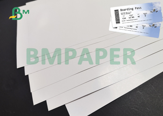 Cartão de papel térmico 210g 220g para cartão de embarque 79cm impressão transparente em cores