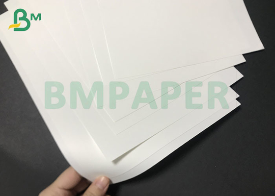 Folhas de papel sintético de polipropileno branco opaco 95um 130um PP 79 * 109cm