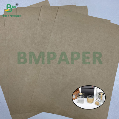 80g Papel de etiqueta de garrafa Kraft Color Papel resistente à água