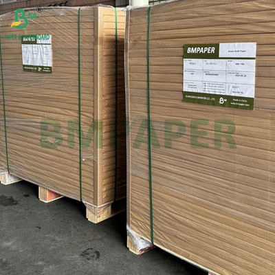 40 g de papel Kraft castanho 100% papel de fibra de bambu 787 x 1092 mm