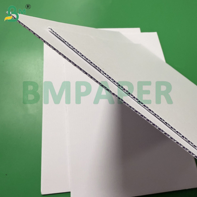 Ambos os lados branco fosco não revestido E Flauta Papelão Ondulado 140g+100g+140g