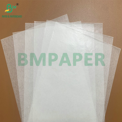 Papel à prova de gordura 35gm 40gm de dois lados de cera de panificação para biscoito de panificação