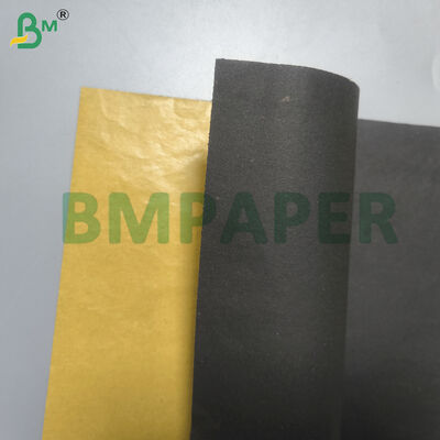 Papel para saco de crescimento de manga com revestimento de cera, brilhante, material preto no verso, 56gsm