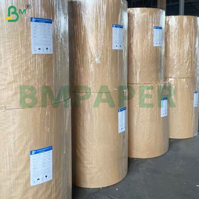 Folhas de Papel Adesivo C1S Brilhante em Um Lado 70gsm para Fabricação de Etiquetas